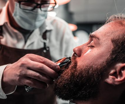 A precise beard trim at The Cut